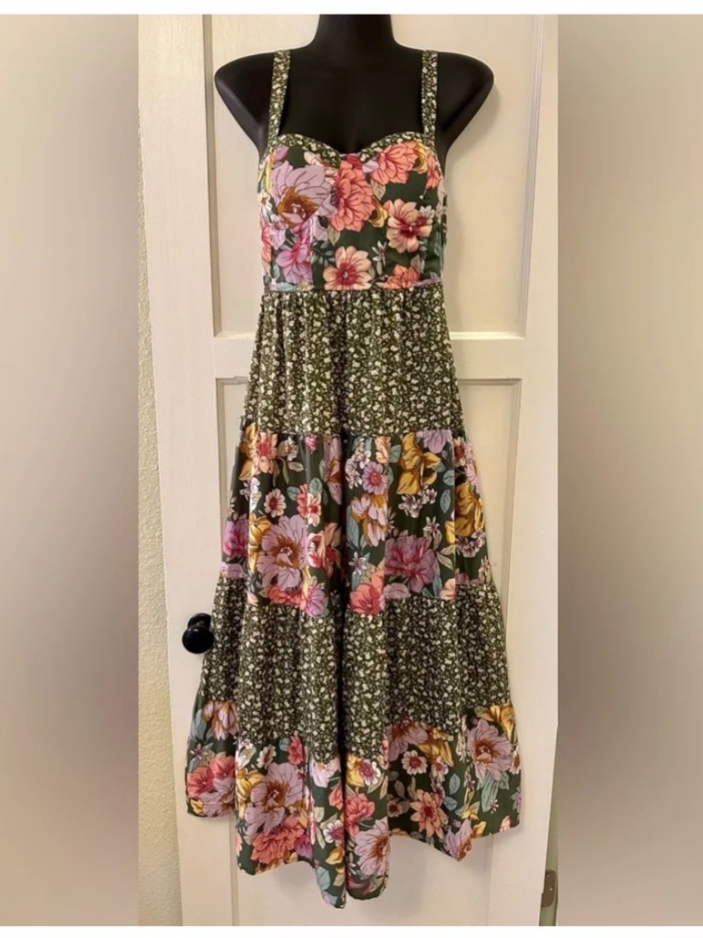 Boho Flowy Floral Maxi Dress from BOG Collective
